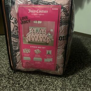 Brand new 8 piece juicy couture bed set